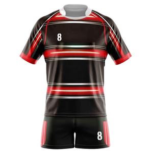 Ropa Deportiva de Sublimación Personalizada Unisex, Uniformes de Rugby, Ropa de Club Transpirable para Adultos, Kits de Uniformes de Rugby OEM - Product Image 1