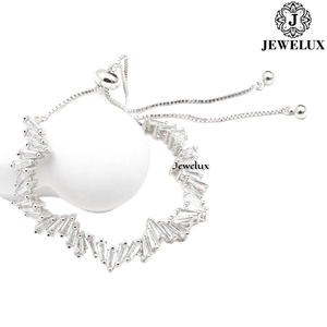 Bracelet Tennis Élégant Plaqué Or Moissanite Jewelux en Argent Sterling 925 Réglable pour Usage Quotidien – Meilleur Prix – Vente en Gros - Product Image 1