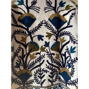 Embroidered Floral Shawl Collar Cotton Blazer Full Sleeve Spring Women's <b>Jacket</b> Woven Fabric Regular Length Hand Embroidery - Product Image 4