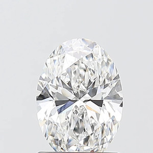 Diamant de laboratoire ovale certifié IGI, taille excellente, couleur DEF, clarté VVS VS1, pour la fabrication de bijoux - Product Image 1