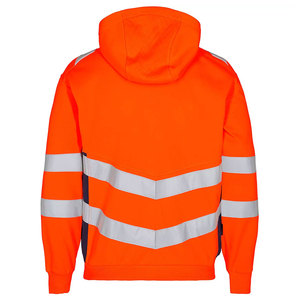 เสื้อฮู้ดแบบมีซิปสะท้อนแสงคุณภาพสูงสำหรับงานอุตสาหกรรม ขายส่ง - Product Image 2