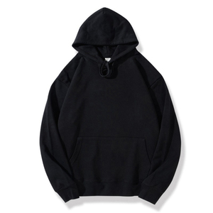 Sweat-shirts d'hiver pour hommes 100% coton molletonné brodé, style décontracté, épaules tombantes, personnalisable, imperméable, avec poche, fabriqué - Product Image 1