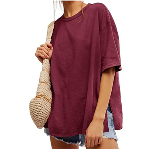 High Quality <b>Plain</b> Cotton <b>T</b> <b>Shirt</b> For Women - Product Image 1