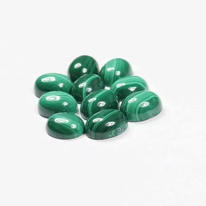 Cabujón Ovalado Liso de Malaquita Verde Natural de Alta Calidad, Piedra Preciosa Suelta para Joyería, Gemas al por Mayor - Product Image 6