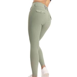 Pantalons d'équitation pour femmes avec poche pour téléphone, leggings équestres cargo, poches latérales fonctionnelles, pantalons d'équitation pour dames - Product Image 1