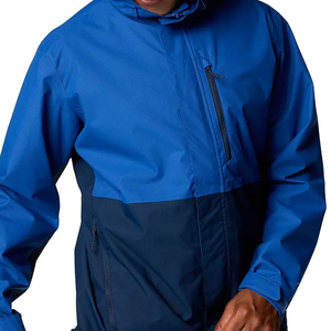 New Collection Unisex Hooded Hiking Climbing Rain <b>Jacket</b> Breathable 100% Polyester Windproof Outdoor 3L Waterproof Front Logo - Product Image 5