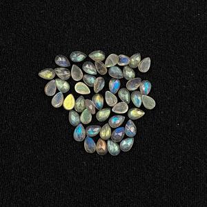 Cabujón de Labradorita Natural de 5x8mm, Corte Rosa, Base Plana, Venta al por Mayor de Piedras Preciosas Sueltas, Productos Hechos a Mano de Tendencia, Comprar en Línea, Ofertas - Product Image 2