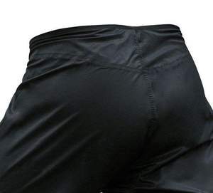Achetez Nouveaux Shorts Bermuda en Satin Noir Personnalisés pour Hommes 2026, Taille Élastique, Séchage Rapide, avec Poches, Style Décontracté - Product Image 5