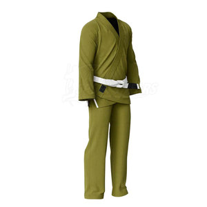 Kimonos professionnels de style Kyokushin pour l'entraînement en contact total, en toile de coton robuste 12oz, logo personnalisable sur le devant. - Product Image 2