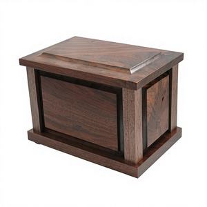 Urna Funeraria de Madera Hecha a Mano Estilo Americano, para Cremación de Adultos, Biodegradable, con Logotipo y Diseño Personalizado, Superventas - Product Image 2