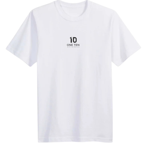 เสื้อยืดผู้ชายไซส์ใหญ่ สีขาว ผ้าฝ้ายพรีเมียม คอกลม แขนสั้น สไตล์ลำลอง โอเวอร์ไซส์ ทนทาน ใส่ได้ทุกวัน สตรีทแวร์ - Product Image 1