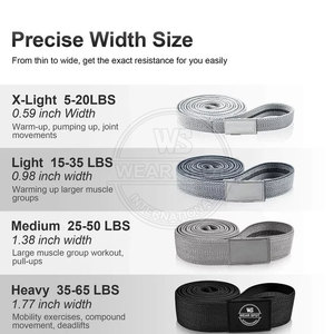 Meilleures ventes : Ensemble de bandes de résistance longues en tissu personnalisées pour les fessiers, fabriquées au Pakistan - Product Image 6