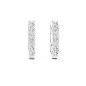 <b>14K</b> Yellow <b>Gold</b> Round Lab-Grown Diamond <b>Earrings</b> for Women | Engagement | New Grown Diamond - Product Image 5