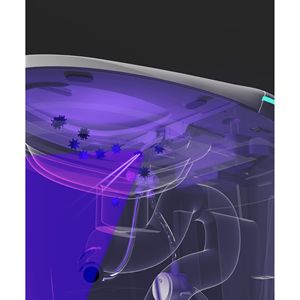 WC Intelligente Monoblocco con Bidet Integrato, Sedile Riscaldato e Doppio Scarico Automatico, Controllo Vocale, Schermo Protettivo in Schiuma per Bagni Smart - Product Image 4