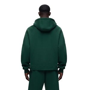 Men's Casual Full Zip Hooded Sweatshirt Premium Cotton Blend Fleece Jacket Soft Warm Outerwear for Gym Travel and Daily Wear - Product Image 2