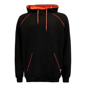 Sweat-shirts pour hommes de haute qualité, très vendus, personnalisés, sans cordon, à fermeture éclair, écologiques, en polyester/coton, 340g, coupe ample, style boxy - Product Image 1