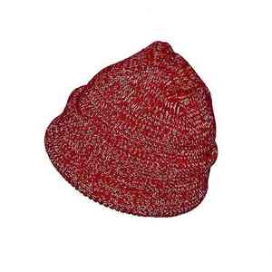 Bonnet en tricot rouge personnalisé avec logo pour hommes et femmes, bonnet thermique doux d'hiver à revers, bonnet chaud de pêcheur, vente en gros de couvre-chefs - Product Image 1