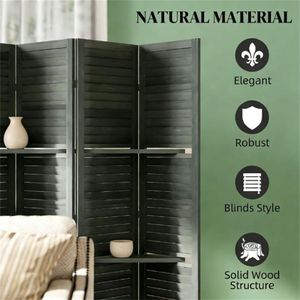 Paravento Pieghevole Bianco a 6 Ante per Camera da Letto e Divisorio per Ambienti - Product Image 4