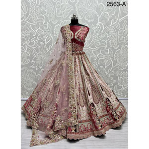 Nupcial Indio Desgaste Terciopelo Colecciones Para Novia Con Zarkhan Trabajo Por Fabzone - Product Image 6