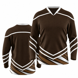 Maillots de hockey sur glace personnalisés 2026 pour équipes – Vente en gros OEM, anti-humidité, coupe classique, vêtements de sport pour adultes - Product Image 4
