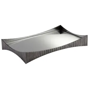Trending Zahid Exports Round Christmas Heavy Gauge Brass <b>Decorative</b> Serving Tray for Modern Dining Room <b>Kitchen</b> <b>Decoration</b> - Product Image 1