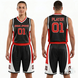 Men Women Basketball Jersey Uniform Lightweight Breathable Basketball Uniform V-Neck Football Jersey Sleeveless Tops - Product Image 5