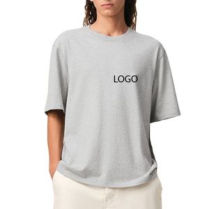 Diseño de Logotipo Personalizado para Compradores al por Mayor, Camiseta de Corte Cuadrado, 100% Algodón, Estilo Casual y Moderno, Hombros Caídos, Color Sólido - Product Image 1