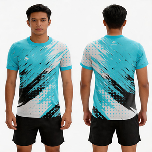 T-shirts de sport personnalisés avec impression par sublimation, livraison en 7 jours, tissu respirant, séchage rapide - Product Image 1