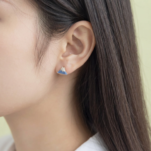 Handmade in Japan Mt. Fuji <b>Earrings</b> 3-Pair Assorted Set Japanese Mountain Motif Jewelry for Gift Shops - Product Image 3