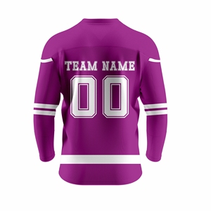 เสื้อฮอกกี้น้ำแข็งพร้อมสำหรับการแข่งขัน คุณภาพพรีเมียม ผู้ผลิตและจำหน่ายชุดทีมฮอกกี้แบบซับลิเมชั่น - Product Image 3