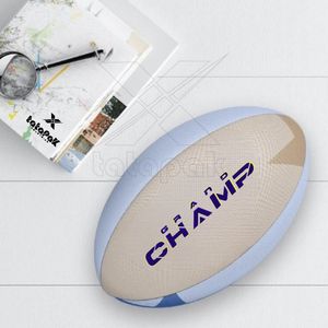 Professional Match Quality Custom Logo Design Rugby Ball Size 5 PU PVC For Unisex Adults Training Clubs & Teams - Product Image 3