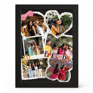 Cadre photo vertical en bois massif fait main, vintage et moderne, pleine couleur, pour montage mural et sur table, encadrement décoratif abordable - Product Image 1