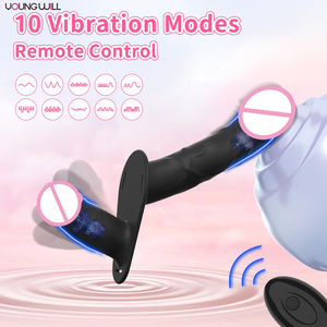 Hochwertiger Silikon-Strap-on-<span class=keywords><strong>Dildo</strong></span> für Doppelpenetration mit flexiblem Schaft und komfortabler Basis für längeres Tragen Sexspielzeug - Product Image 2
