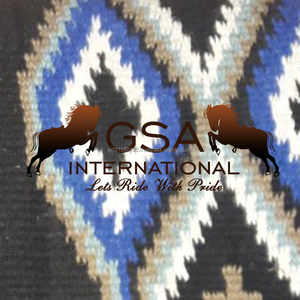 แผ่นรองอานม้าขนาด34X36ทำจากผ้าขนสัตว์นิวซีแลนด์100% ทอมือใหม่สำหรับการแข่งขันและการฝึกซ้อมแบบตะวันตก - Product Image 5