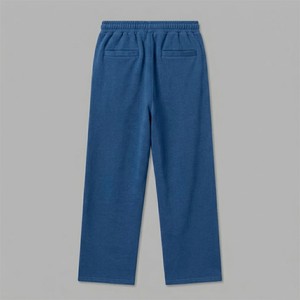 2026 Mens Solid Blue Sweatpants Elastic Waist <b>Drawstring</b> Casual Jogger Pants Loose Fit Streetwear Lounge <b>Trousers</b> Comfortable - Product Image 2