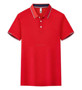 Hombres de calidad profesional de secado rápido para Polos Diseños personalizables y logotipo Patrón sólido bordado en tela de lona - Product Image 6