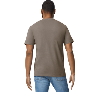 เสื้อยืดโอเวอร์ไซส์สีน้ำตาลซาวาน่าสำหรับผู้ชายไซส์กลาง ผ้าคอตตอนถักคุณภาพพรีเมียม คอกลม แขนสั้น สไตล์สตรีท - Product Image 3