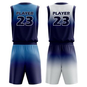Tenue d'entraînement de basketball en direct d'usine, impression par sublimation, vêtements de match, service OEM pour jeunes, qualité OEM en gros - Product Image 3