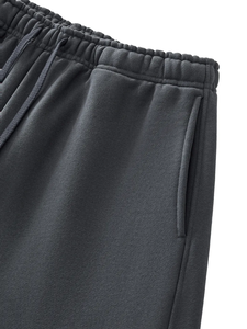Custom 100% Cotton Men's Sweat Shorts <b>Elastic</b> Waist Drawstring Casual Running Shorts with Pockets - Product Image 5