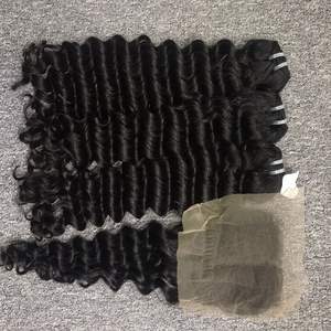 วิกต่อผมหยักศกลึกทรงหลวมลูกไม้ HD ผม100% จาก Vqhair - Product Image 6