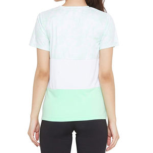 Camisetas de Verano al por Mayor para Mujer, Casuales, Lisas, de Manga Corta, Cuello Redondo, Corte Regular, Transpirables, 100% Algodón - Product Image 2