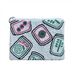 Bolso de mano de lujo con cuentas de diseñador, estilo vaquero, bordado con cuentas de semillas, estilo occidental, para fiesta de noche, abierto - Product Image 3