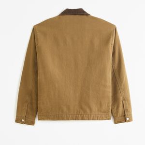 Chaqueta de Trabajo de Lona con Logotipo Personalizado, Ropa de Trabajo de Algodón Resistente con Costuras Reforzadas para Uso Laboral - Product Image 2