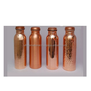 Nuevo diseño de botella de agua de cobre con tapa de cobre té y 4 piezas de botella tamaño personalizado al precio más bajo - Product Image 3