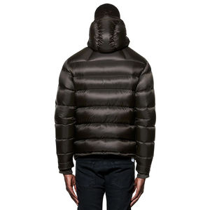 Customized <b>Men's</b> Winter Puffer <b>Jacket</b> Plus Size Shiny Solid 100% Nylon Stand Collar Waterproof Windproof Oversize High Street - Product Image 2