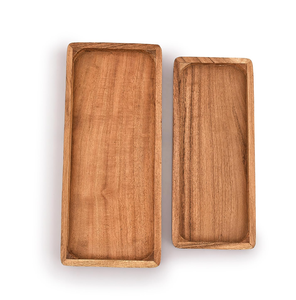 Boîte à beurre en bois, plateau de service rectangulaire en bois massif, nouveau produit artisanal, meilleur prix - Product Image 6