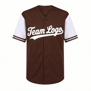 Camiseta de Béisbol Deportiva Sublimada con Diseño Personalizado de Buena Calidad, Ropa Deportiva de Manga Corta, Ligera, Estilo Hip Hop - Product Image 1