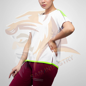 Servicios OEM, Camisetas Casuales de Alta Calidad para Mujer, Estampadas Personalizadas, Corte Ajustado, Camisetas Casuales de la Mejor Calidad para Mujer - Product Image 3