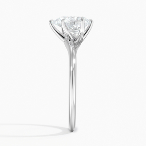 Anillo BOJ 0154 con Corte Pera, Plata 925, Engaste de Puntas, Anillo Solitario con Diamante de 2ct, Color D, VVS1, Moissanita GRA, Precio Bajo - Product Image 3