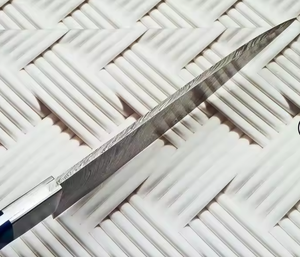 Couteau de Chef Premium LEGACY BLADES en Acier Damas, Tranchant comme un Rasoir, Manche en Bois, Conception Ambidextre, Compatible Lave-Vaisselle, Vente Directe Usine - Product Image 3